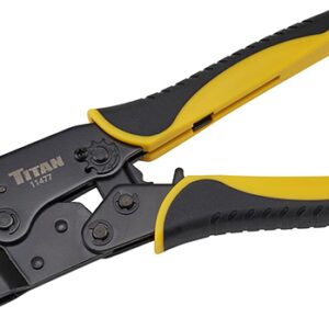 RATCHETING WIRE TERMINAL CRIMPER