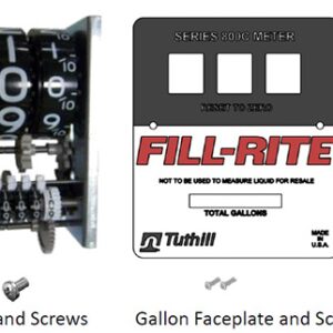 GALLON REGISTER & FACEPLATE