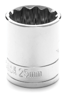 1/2" DR 25MM 12 PT SOCKET