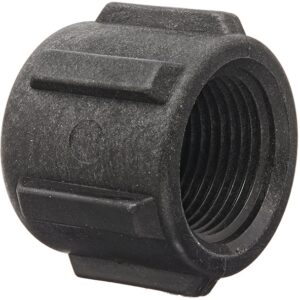 3/4" BLACK POLY PIPE CAP