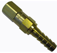 SWIVEL FEMALE 1/4 BPT X 3/8 BARB BRASS