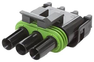 WEATHERPACK-MALE SHROUD-3 CAVITY