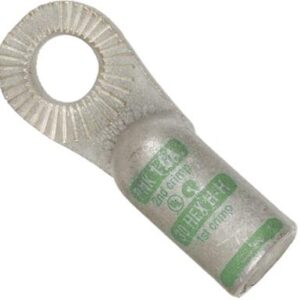 1 GA CRIMP LUG 3/8"HOLE-BX OF 5