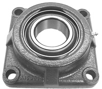 4 HOLE C.I. BEARING FLANGE-100MM-1/2"BLT