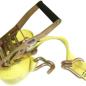 2" X 27' RATCHET STRAP W/J-HOOKS