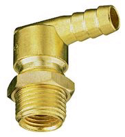 SINGLE HOSE BARB NOZZLE BODY 1/2" BRASS