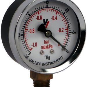 VACUUM GAUGE - 2.5" DIA X 30 IHG