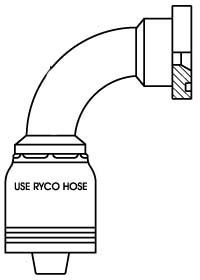 KOMATSU FLANGE 90 BEND