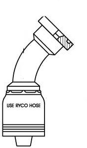 KOMATSU FLANGE 45 BEND