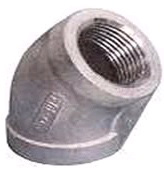 1/4" GALVANIZED 45 DEG ELBOW