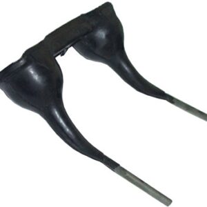 RUBBER MOUNTED TWIN RAKE TOOTH