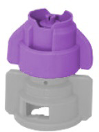 TURBODROP XL-#8 NOZZLE, WHITE/PURPLE