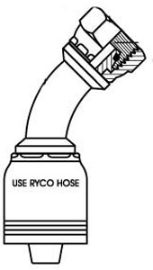 DKOSF 24 CONE 45 BEND