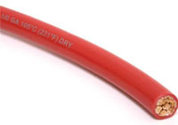 100' 1 GA BATTERY CABLE RED