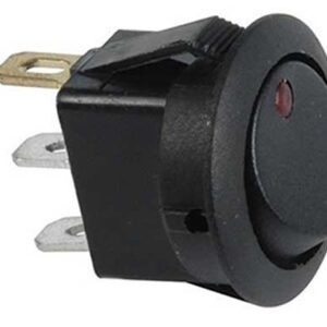 10 A.ILLUM. MINI ROCKER SWITCH-RED