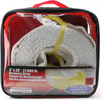 3" X 20' RECOVERY STRAP W/ CARRY BAG