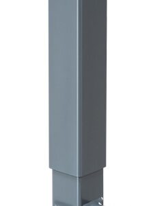 DROP LEG JACK, LESS HDL, GRAY, 10M#