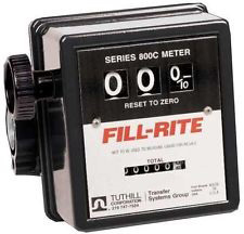 3/4" BLACK FUEL METER - LITER