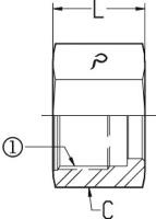 OFS TUBE NUT - STEEL