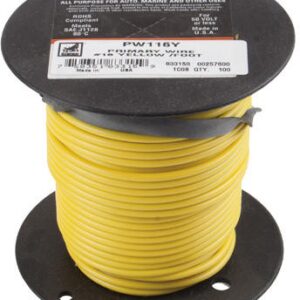 100' 16 GA YELLOW PRIMARY WIRE