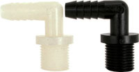 3/4" MPTX5/8" BARB ELBOW - POLY