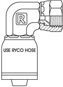 JIC FEMALE 90 BEND FORGED