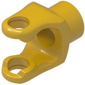 YOKE 1-3/4" RD 3/8" KWY