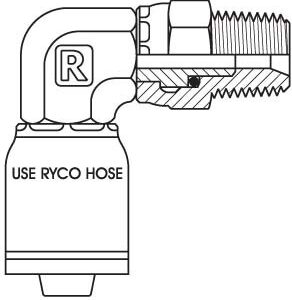 BSP MALE SWIV 90 ELBOW