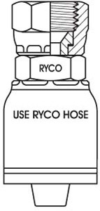 JIS FEMALE 60 CONCAVE KOMATSU