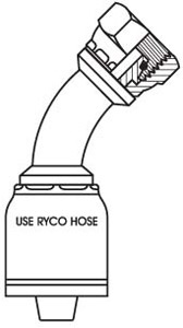 DKOS FEMALE 24 CONE 45 BEND