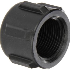 1" BLACK POLY PIPE CAP