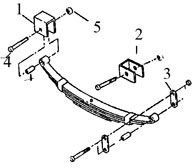 HANGER FOR AXLE-REAR 1.12"