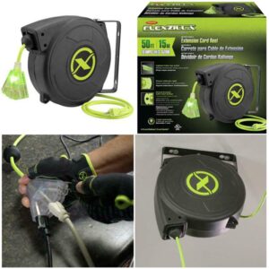 FLEXZILLA RETRACTABLE EXT CORD 50'