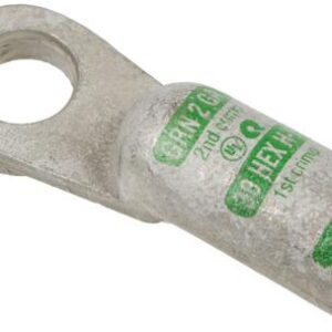 1 GA CRIMP LUG 1/2"HOLE-BX OF 5