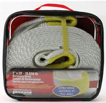 2" X 20' RECOVERY STRAP W/ CARRY BAG