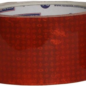 RED/WHITE CONSPICUITY TAPE 2" X 30' ROL