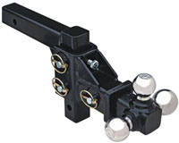 ADJUSTABLE TRI-BALL HITCH
