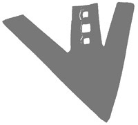 1/4"X 22" ROW CROP SWEEP