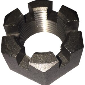1 1/8-12 PLAIN SLOTTED HEX NUT