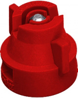 EXT RANGE FLAT SPRAY TIP/CAP COMBO RED