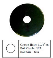 25 X 6.5MM PLAIN COULTER FOR KRAUSE