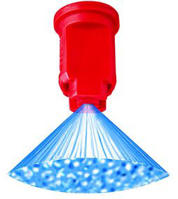 EXTENDED RANGE FLAT SPRAY TIP - GREEN