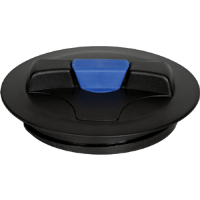 TANK LID 8" W/BLUE SNAP IN VENT