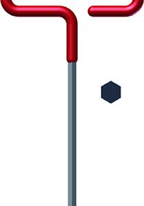 CUSHION GRIP 5/16" HEX-T KEY, 6" ARM