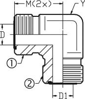 OFS X OFS 90 - OFS UNION ELBOW - STEEL