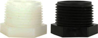 1/8" MPT HEX PLUG - POLY