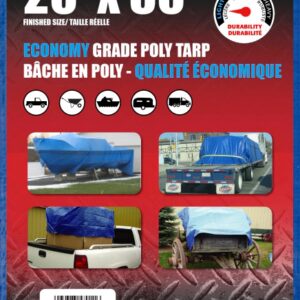 20 X 30 BLUE POLY TARP