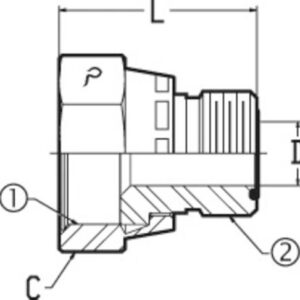 FOFX X OFS - OFS TUBE REDUCER - STEEL