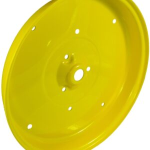 4 X 12 WHEEL HALF - JD YELLOW