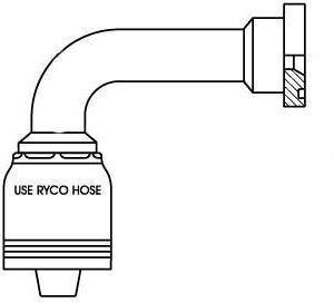 CODE 61 FLANGE 90 SPL BEND